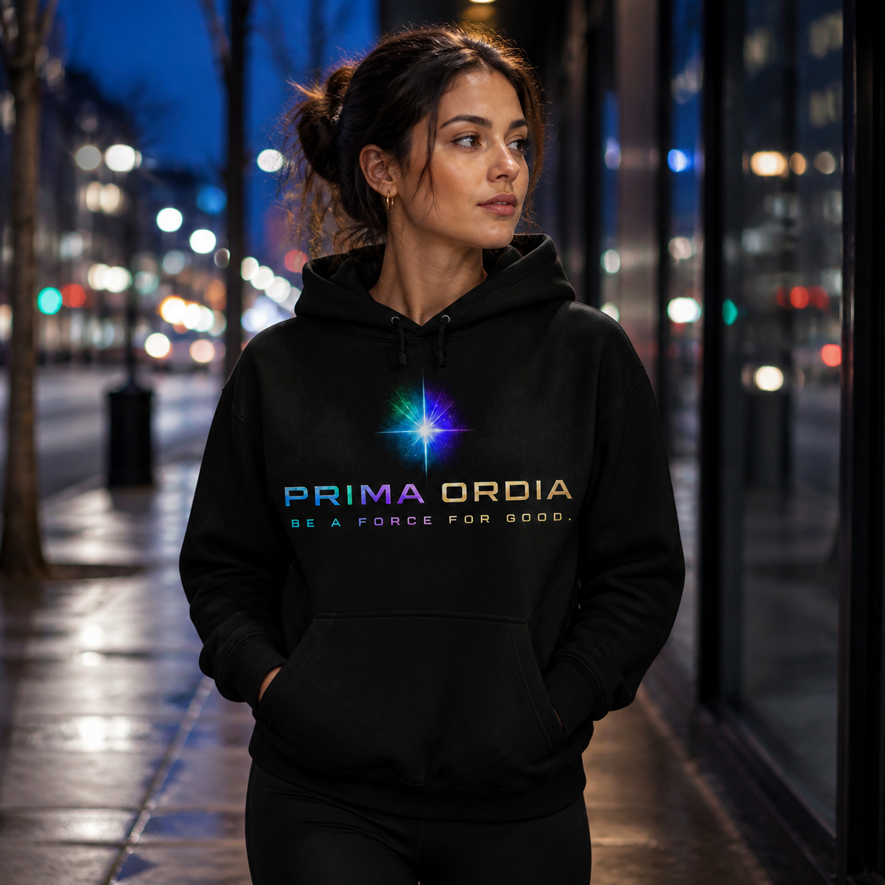Premium Hoodie: natural real-world use image.